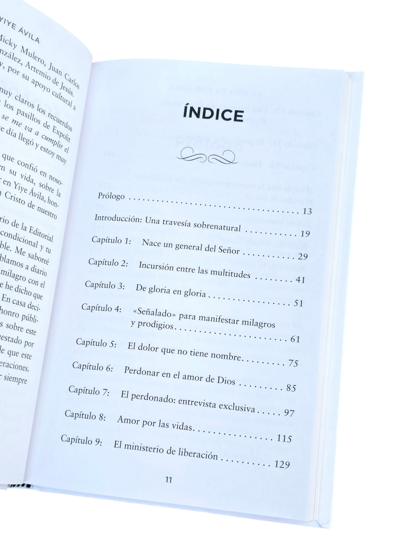 La vida de yiye Avila un testimonio vivo del poder de Dios tapa dura