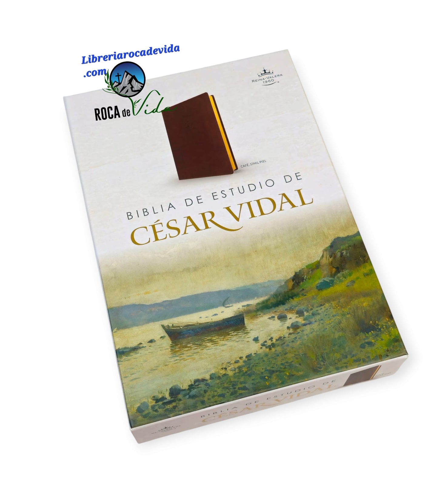 Biblia de estudio cesar Vidal RVR.1960 color cafe