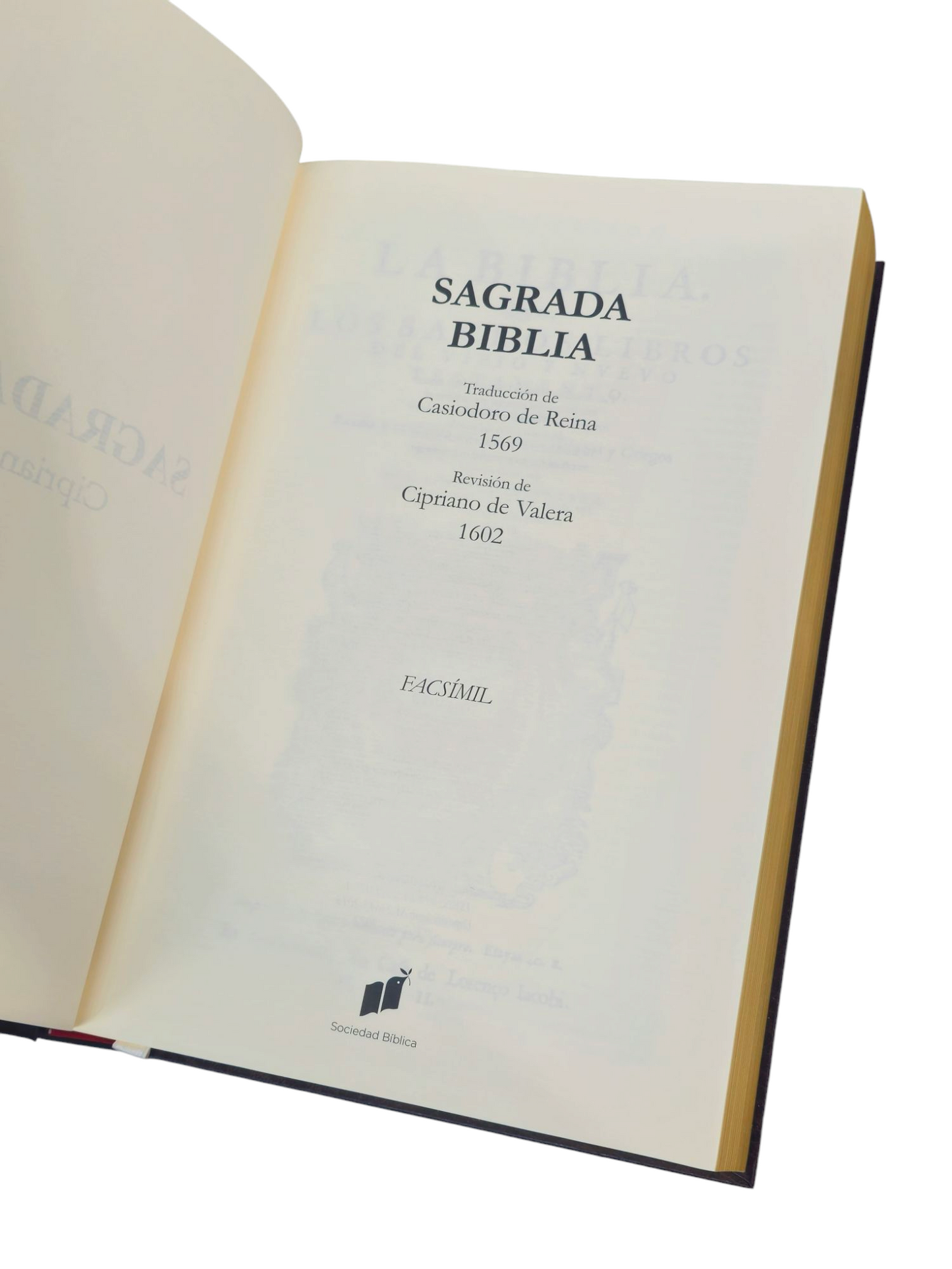 Bíblia Del Cántaro Cipriano De Valera 1602 Edición De Colección