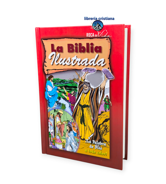 La biblia Ilustrada para niños Reina-Valera 1960 tapa dura la Palabra de Dios a todo color