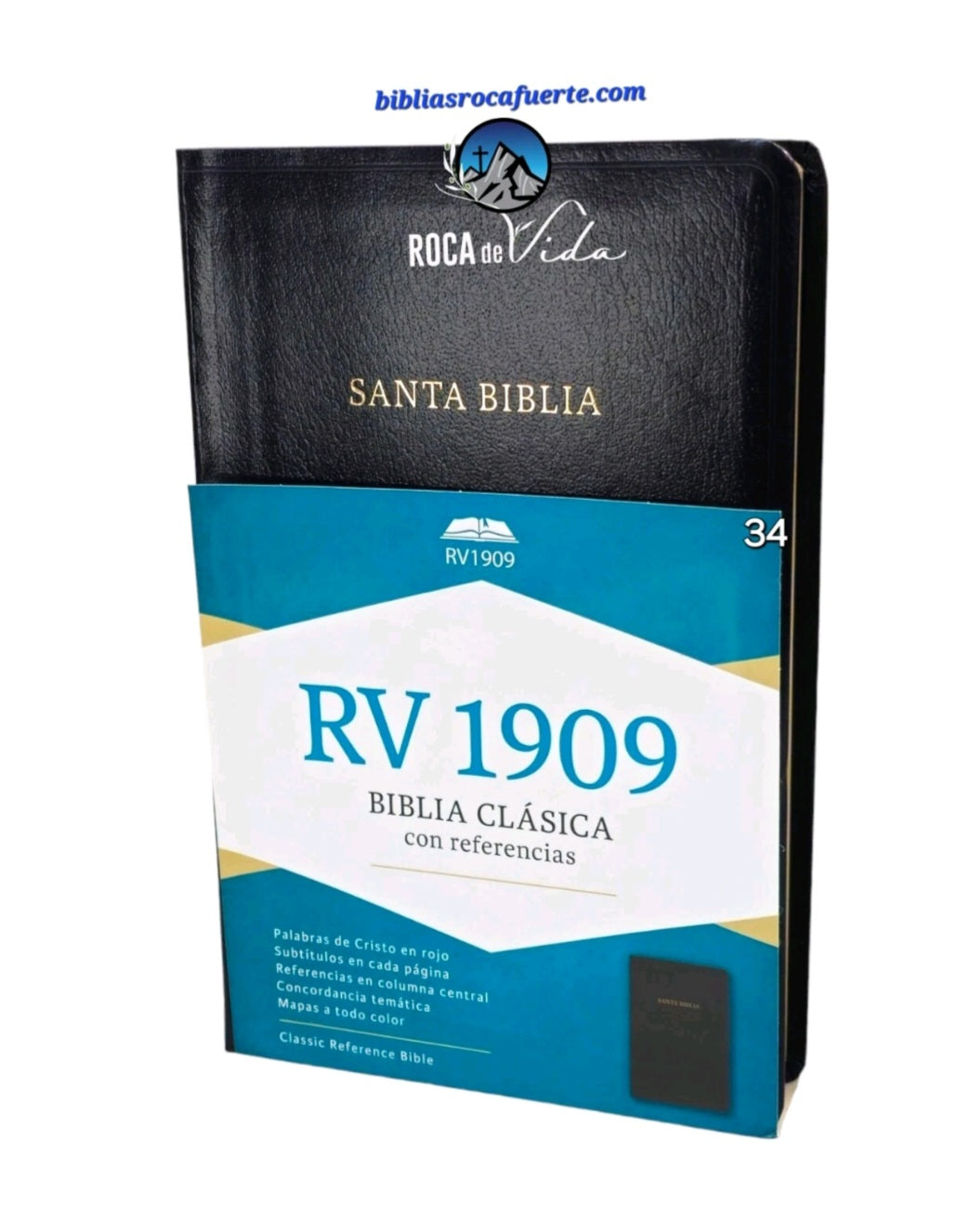 BIBLIA ANTIGUA VERSION REINA VALERA 1909 RVA CLASICA IMITACION PIEL NEGRO